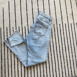 HM bootcut split hem jeans size 6